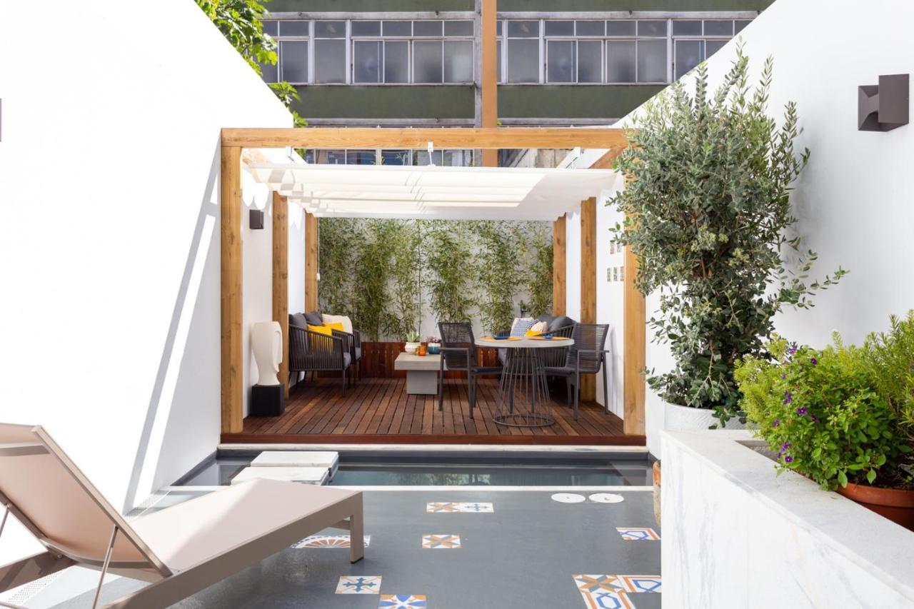 Stupendo- Two Rooms, Patio With Refreshing Pond-Center-Air Conditioning-Free Park Лісабон Екстер'єр фото