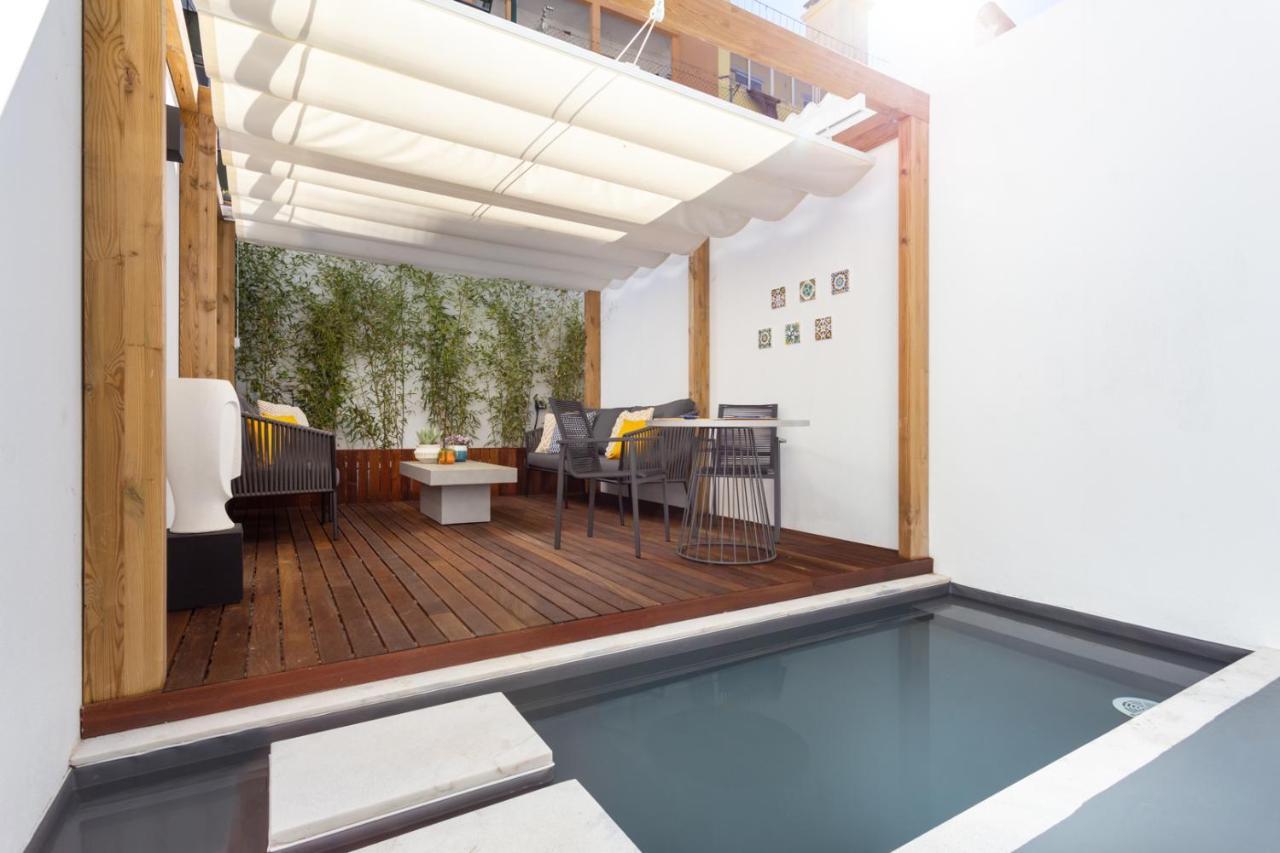 Stupendo- Two Rooms, Patio With Refreshing Pond-Center-Air Conditioning-Free Park Лісабон Екстер'єр фото